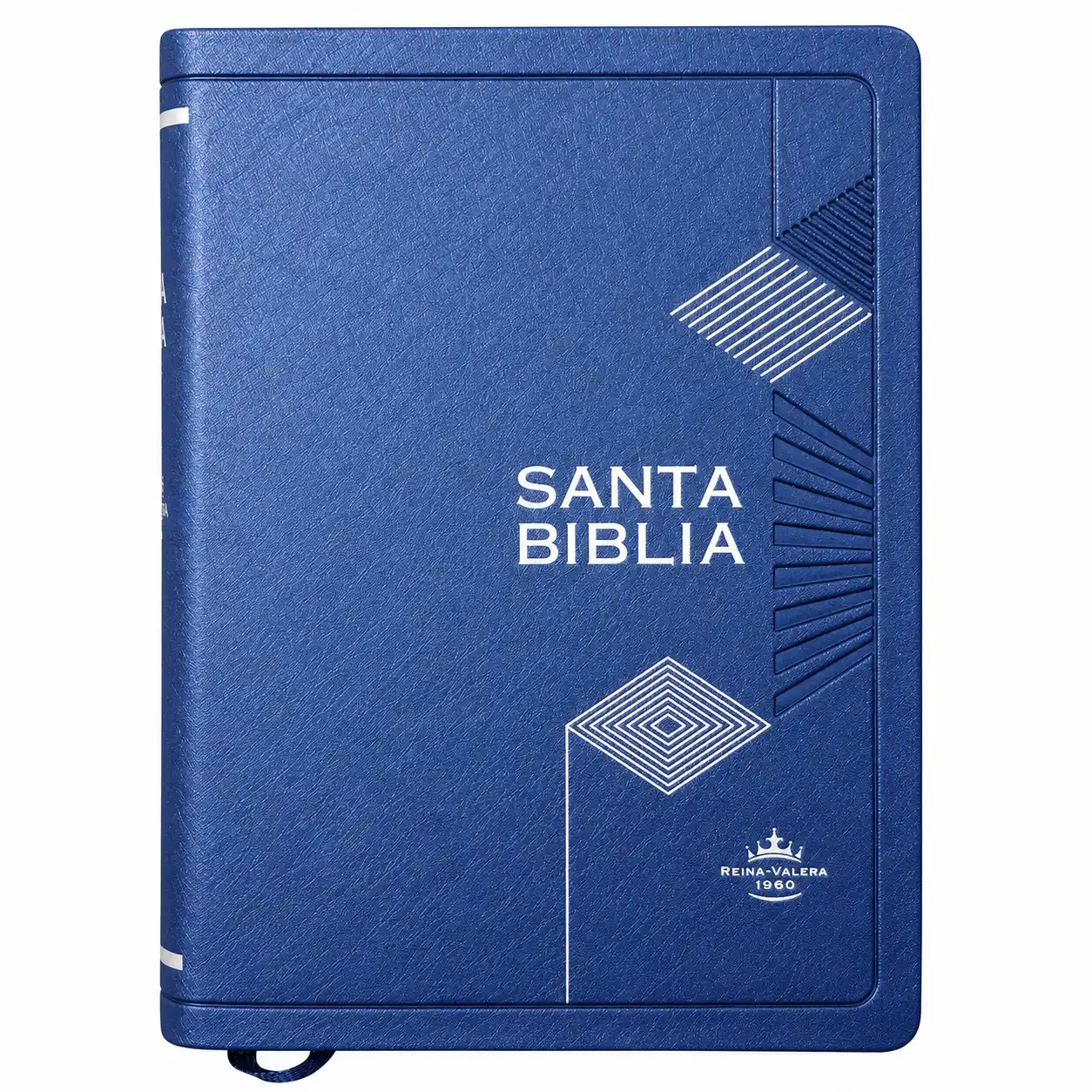 BIBLIA CON LETRA GRANDE RVR 1960 FILOS DORADOS AZUL