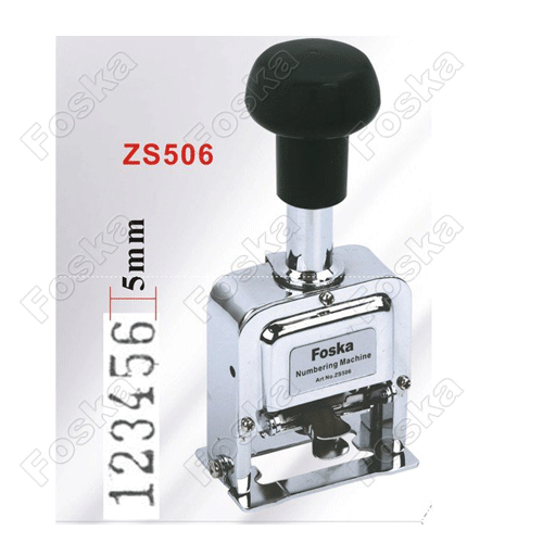 MÁQUINA NUMERADORA FOSKA 6 DÍGITOS ZS506