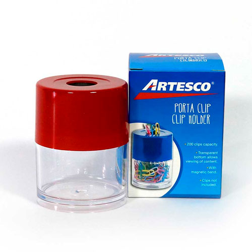 PORTA CLIP CILINDRICO ARTESCO PARA 200 CLIPS