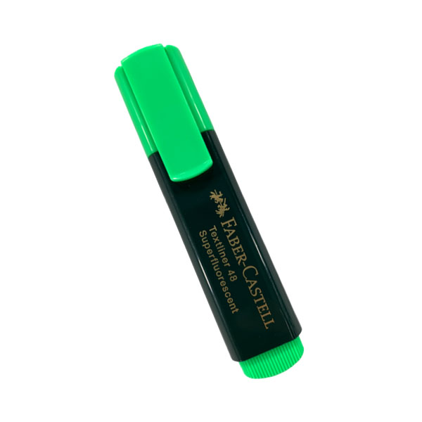 RESALTADOR FABER CASTELL TEXTLINER 48 HIGHLIGHT VERDE