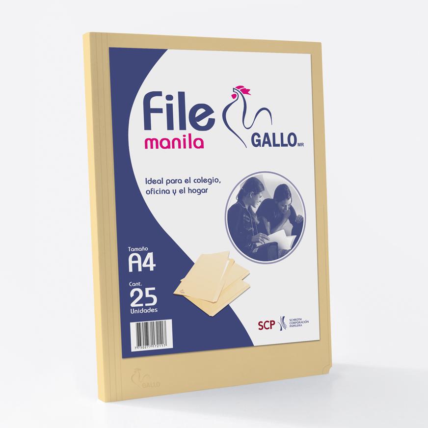 FOLDER MANILA A4 GALLO