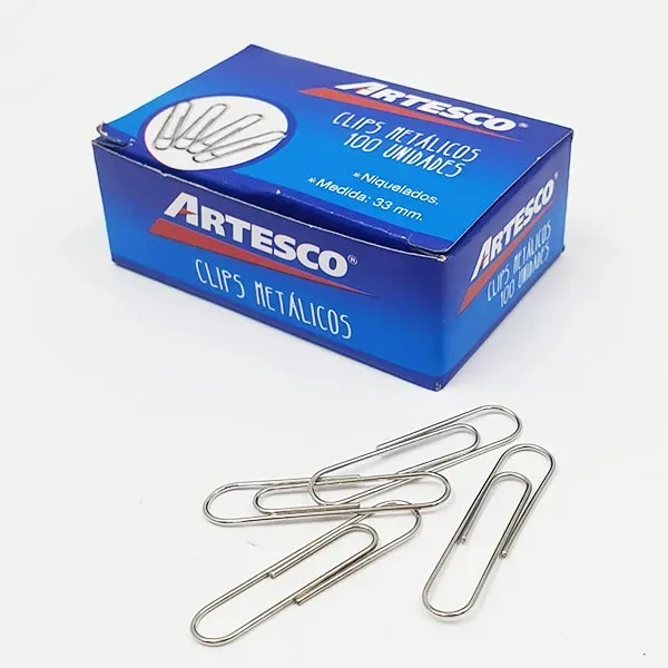 CLICS METALICOS X100 ARTESCO