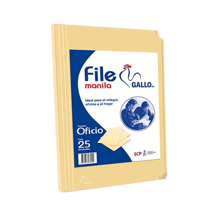 FOLDER MANILA OFICIO GALLO