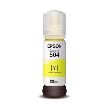 TINTA DE IMPRESION EPSON T504 AMARILLO